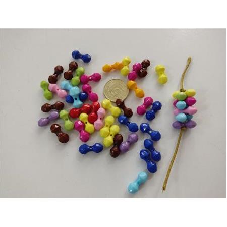 Renkli Obje (Kemik) Boncuk