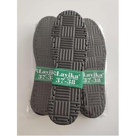 Terlik,patik,bot Tabanlık Kalın Eva Siyah  37-38 no (10 Mm- 3 Çift)