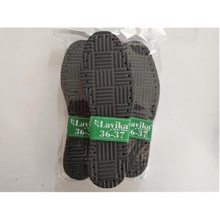 Terlik,patik,bot Tabanlık Kalın Eva Siyah  36-37 no (10 Mm- 3 Çift)