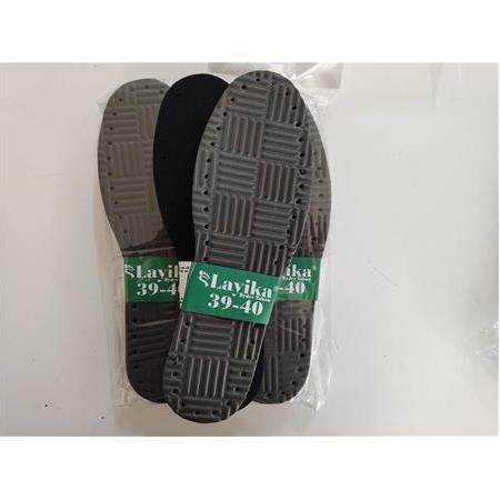 Terlik,patik,bot Tabanlık Kalın Eva Siyah  39-40 no (10 Mm- 3 Çift)