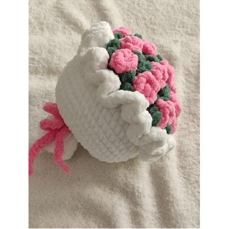 Amigurumi Kadife Buket Hediyelik  (1 Adet / -+17 Cm)