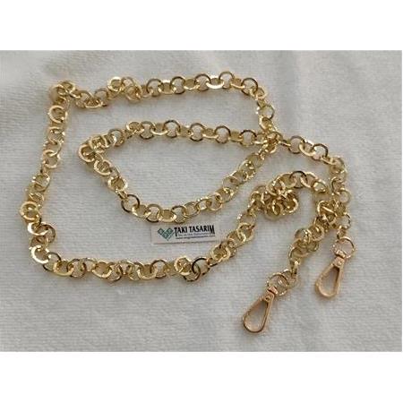 Çanta Zinciri Yuvarlak Gold (113 cm+kanca)