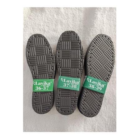 Terlik,patik,bot Tabanlık Kalın Eva Siyah Taban karışık (10 Mm- 3 Çift)