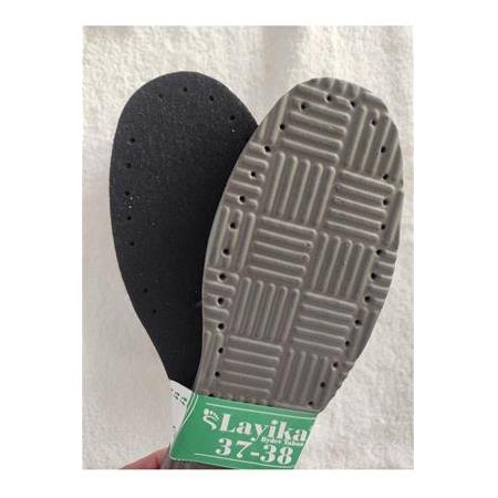 Terlik,patik,bot Tabanlık Kalın Eva Siyah Taban karışık (10 Mm- 3 Çift)