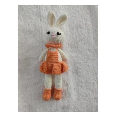 Amigurumi Oyuncak Elbiseli Tavşan ( 29 cm )