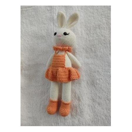 Amigurumi Oyuncak Elbiseli Tavşan ( 29 cm )