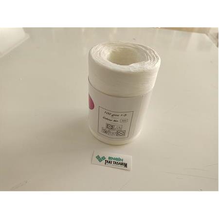 Doğal Bambu Rafya İp – Yumuşak & Özel Üretim | 90-100 gr | Renk: D01)