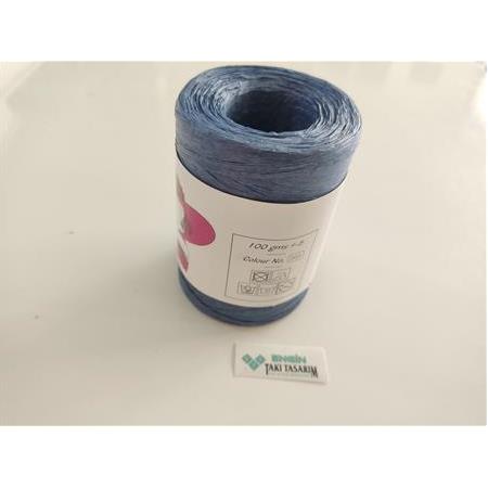 Doğal Bambu Rafya İp – Yumuşak & Özel Üretim | 90-100 gr | Renk: D22)