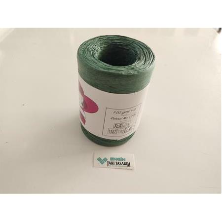 Doğal Bambu Rafya İp – Yumuşak & Özel Üretim | 90-100 gr | Renk: D48)