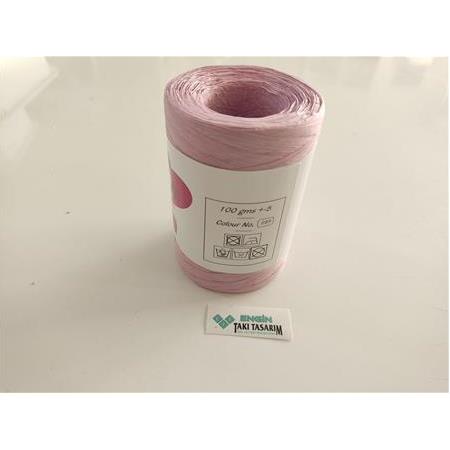 Doğal Bambu Rafya İp – Yumuşak & Özel Üretim | 90-100 gr | Renk: D89)