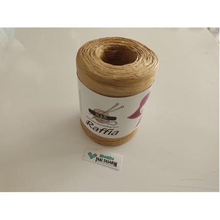 Doğal Bambu Rafya İp – Yumuşak & Özel Üretim | 90-100 gr | Renk: D70)